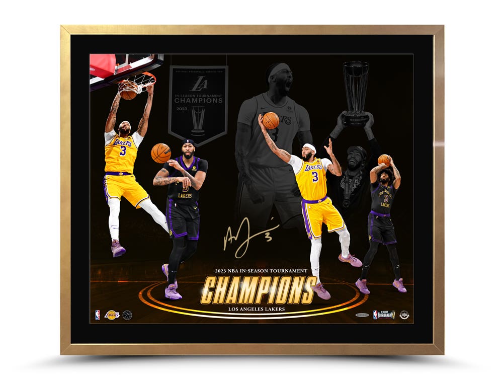 Anthony Davis Autographed Los Angeles Lakers Icon Edition