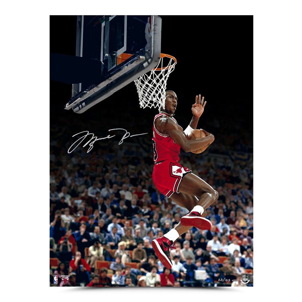 Bulls Michael Jordan Signed Nike Air Jordan V Size 13 Shoes
