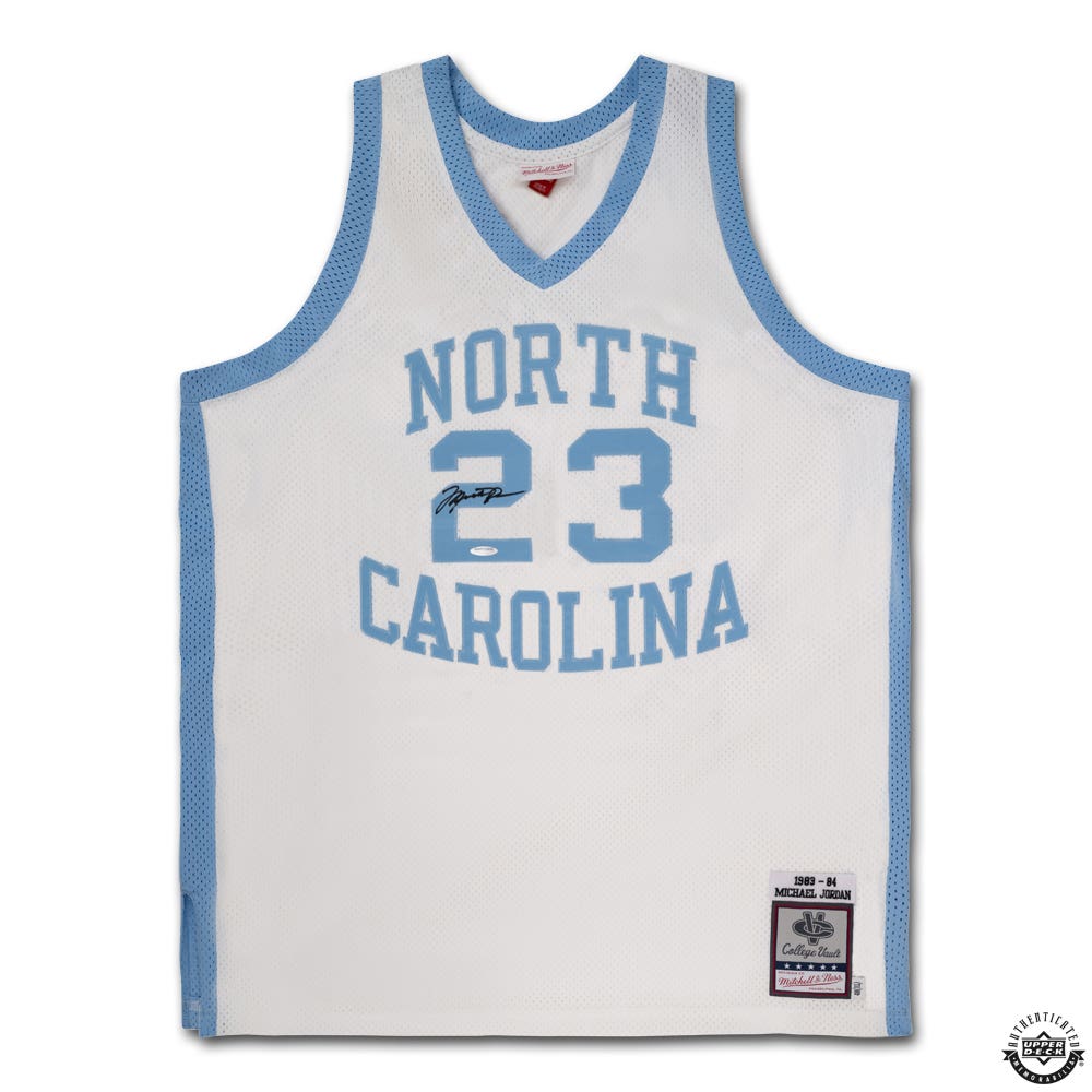 Authentic michael jordan unc jersey sale