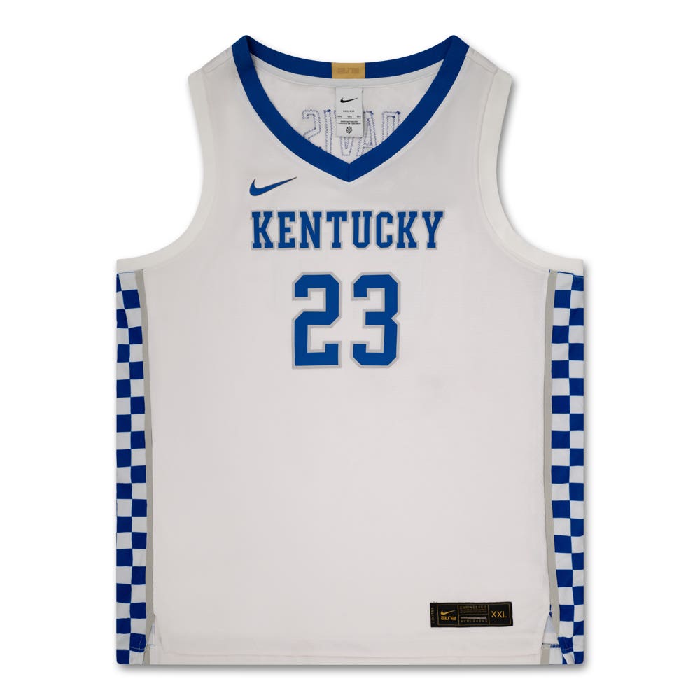 Anthony Davis Autographed Kentucky Nike White Jersey