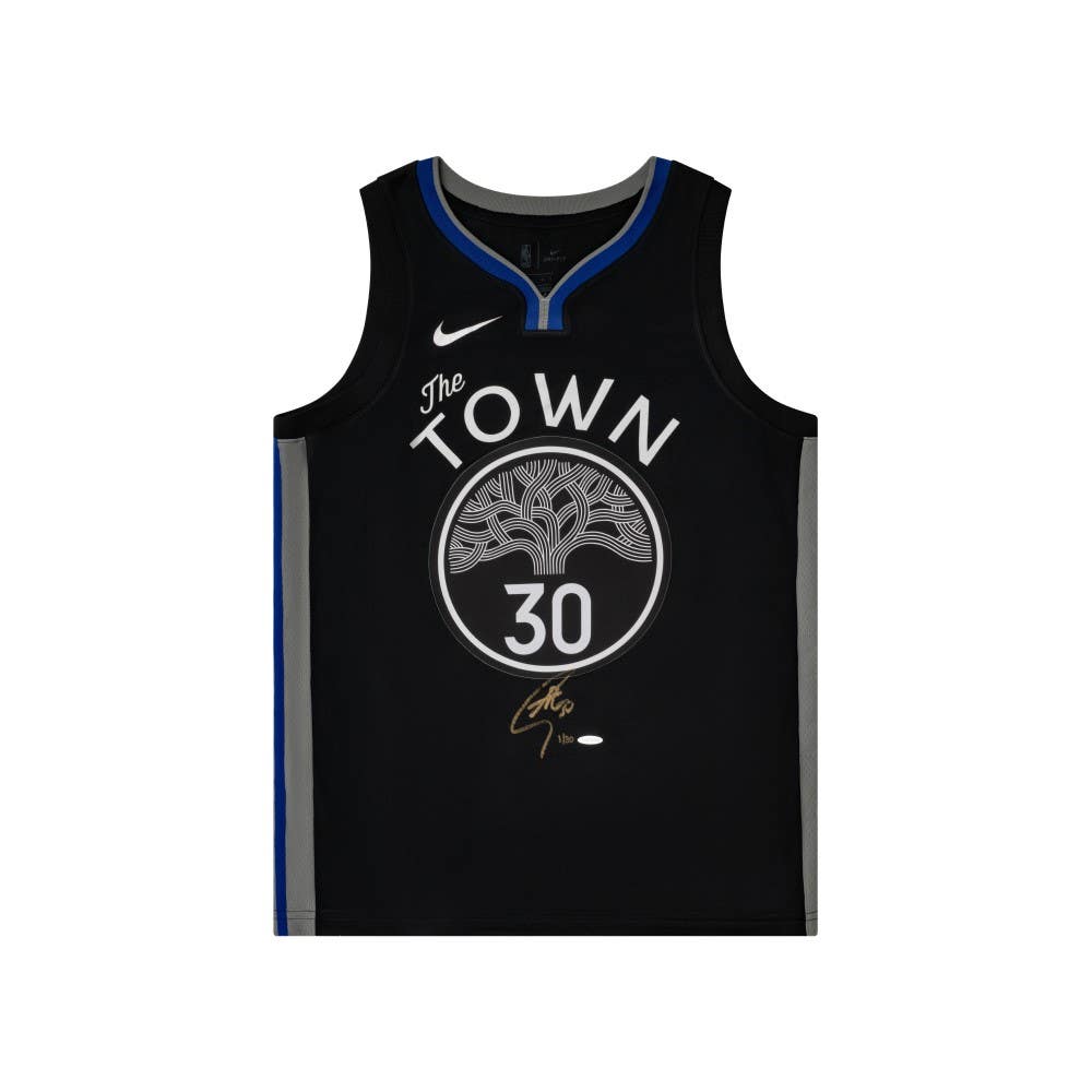 Stephen Curry Autographed Golden State Warriors City Edition Nike Swingman Jersey