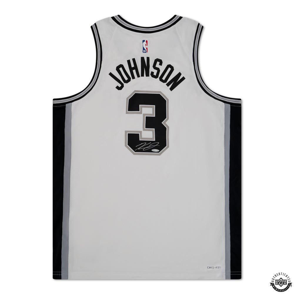 Keldon Johnson Autographed San Antonio Spurs Association Edition White Swingman Jersey