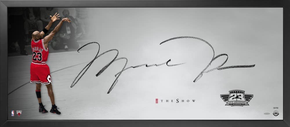 Michael jordan autograph hotsell