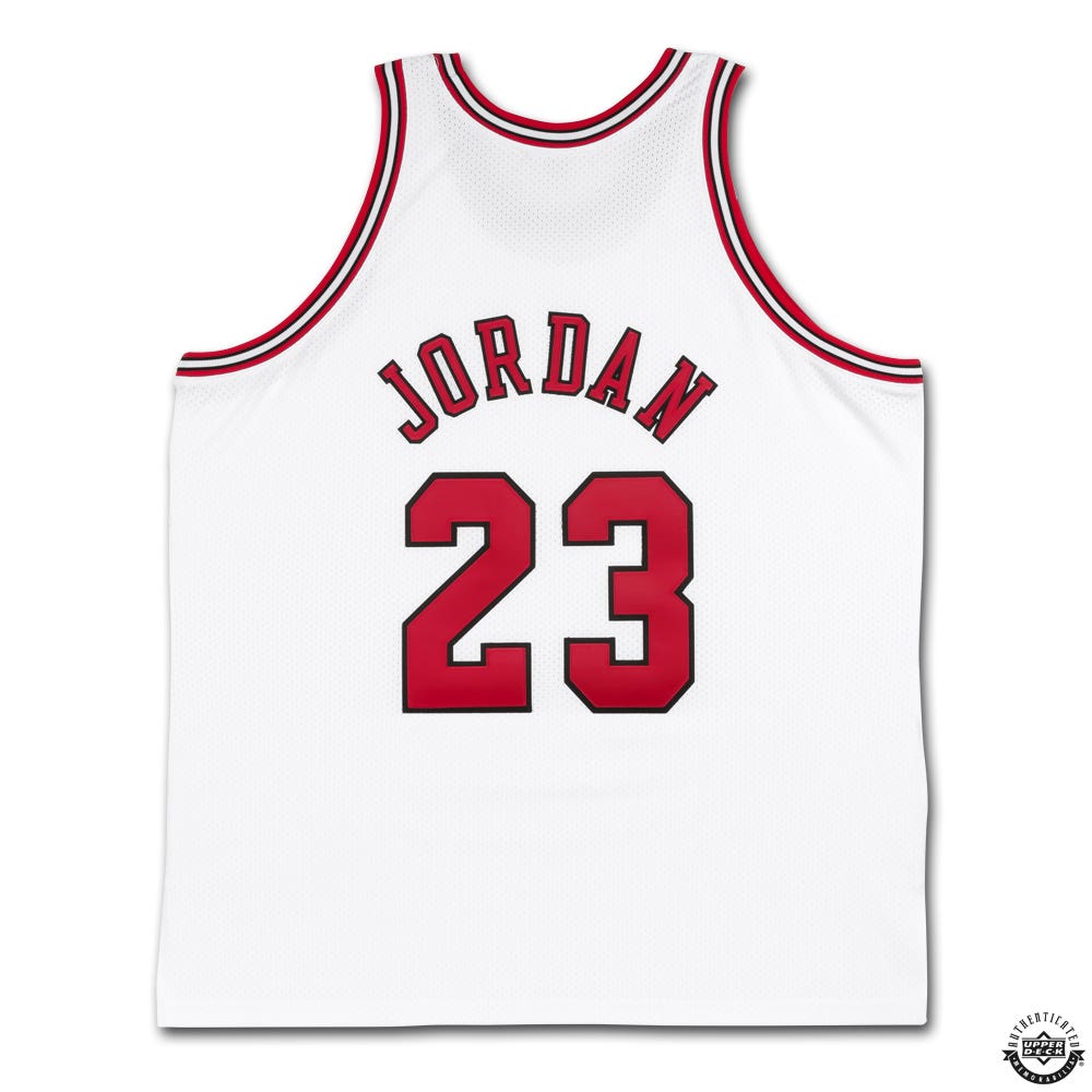 Michael Jordan Autographed Embroidered 1998 NBA All Star Game Chicago Bulls Mitchell Ness Jersey