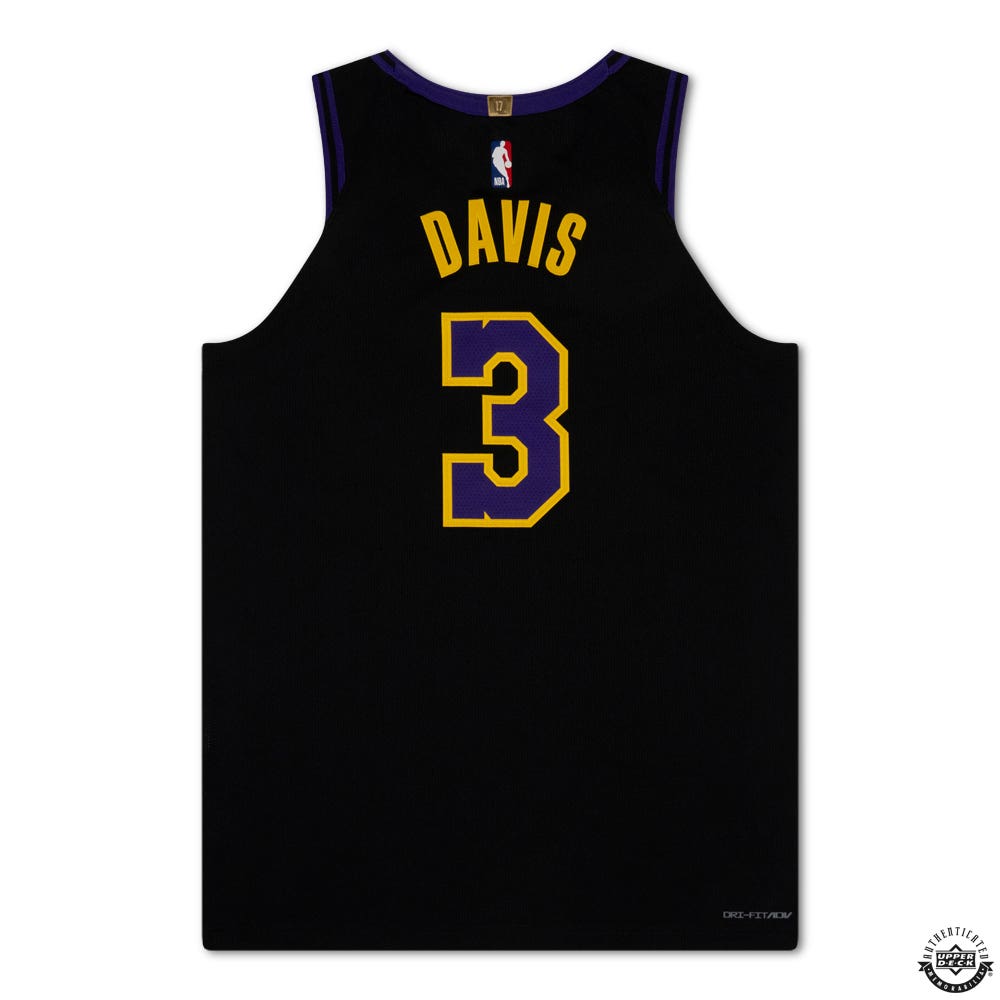 Anthony Davis Autographed 2023-24 Los Angeles Lakers City