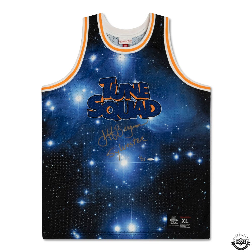 Jeff Bergman Autographed Inscribed Sylvester Official Space Jam New Legacy Tune Squad Jersey