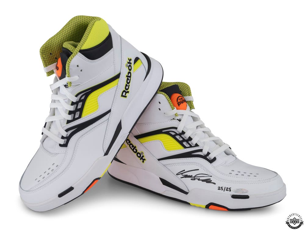 Dominique Wilkins Autographed Reebok Pump TZ Shoes