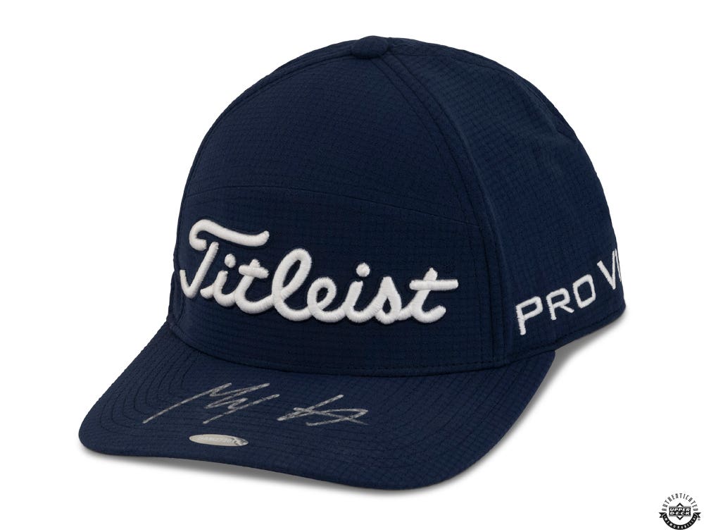 Max Homa Autographed Titleist Hat Blue