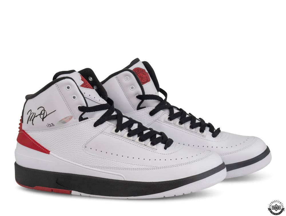 Michael Jordan Autographed Nike Air Jordan 2 Retro OG Chicago 2022 Shoes
