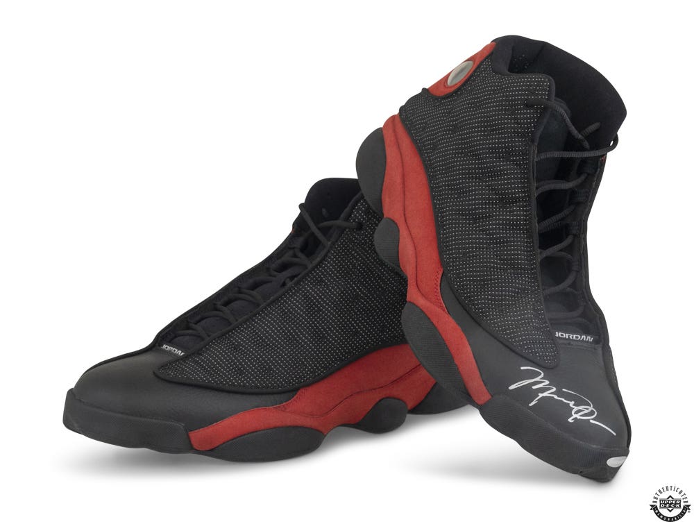 Michael Jordan Autographed Nike Air Jordan 13 Retro Bred 2017 Shoes