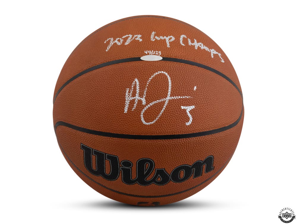 Anthony Davis Autographed & Inscribed Official Game Wilson Basketball