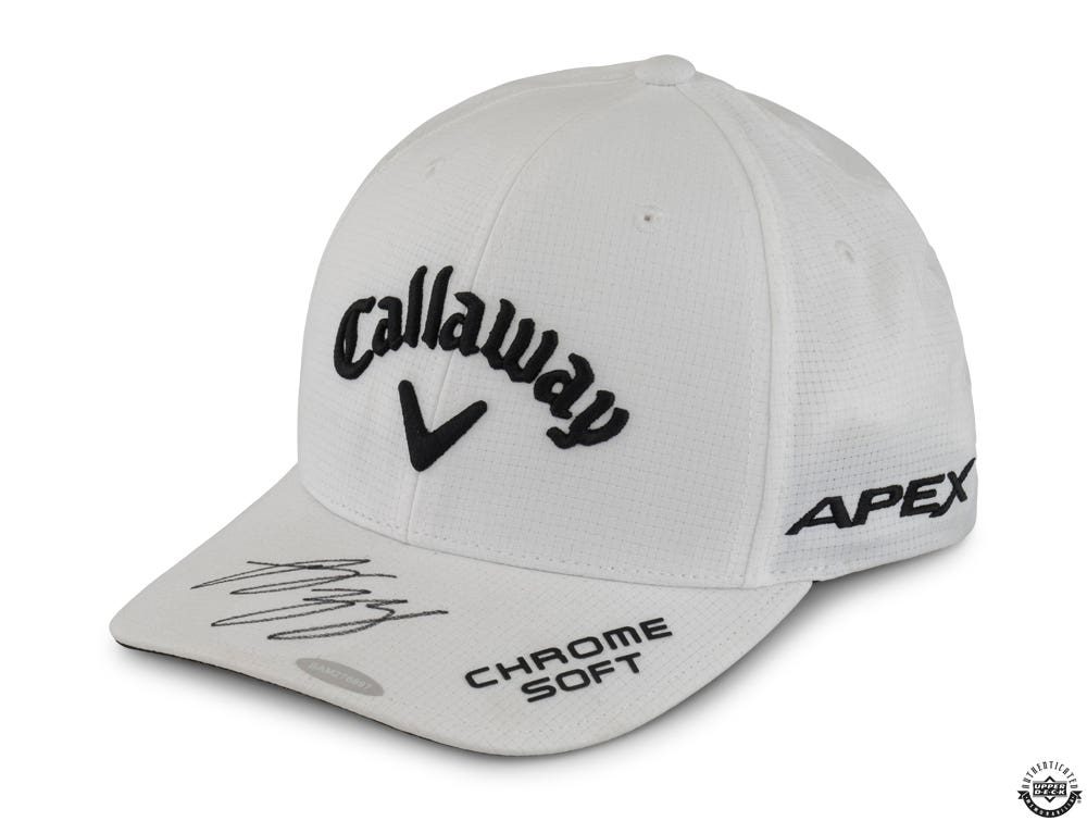 早割クーポン！ Morikawa Collin Autographed White Hat TaylorMade メンズウェア