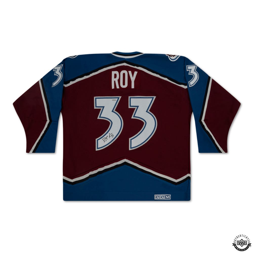 Patrick roy avalanche jersey online