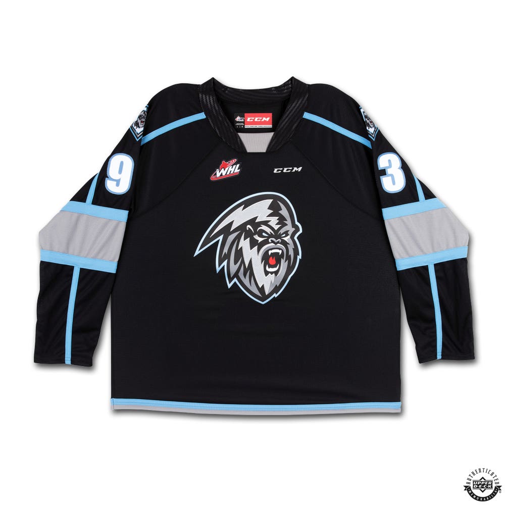 Matt Savoie Autographed Black CCM Winnipeg Ice Jersey