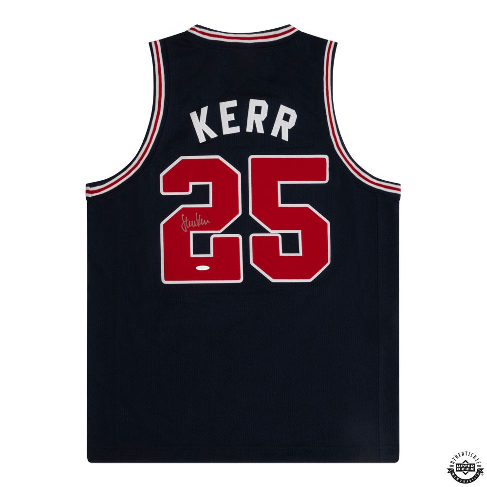 Steve kerr signed basketball sales
