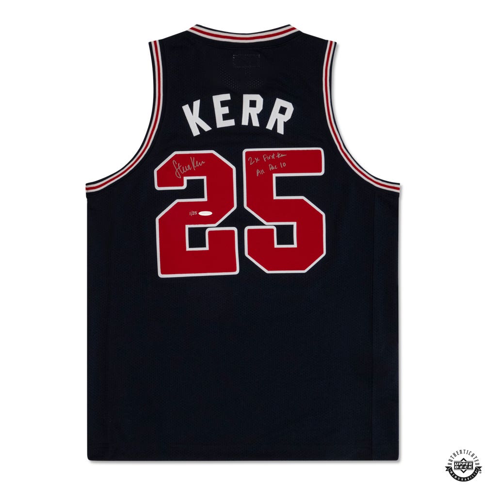 Chicago bulls steve kerr jersey discount