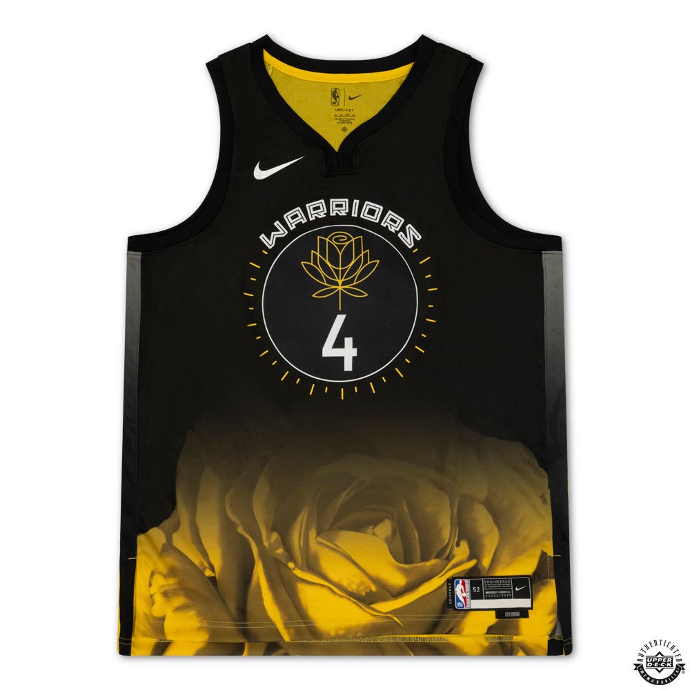 Moses Moody Autographed Golden State Warriors City Edition Swingman Jersey