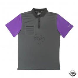 Nike polo purple top