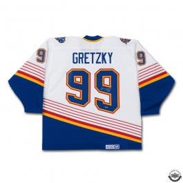 Wayne Gretzky Autographed Edmonton Oilers Heroes of Hockey White CCM  Jersey - Upper Deck