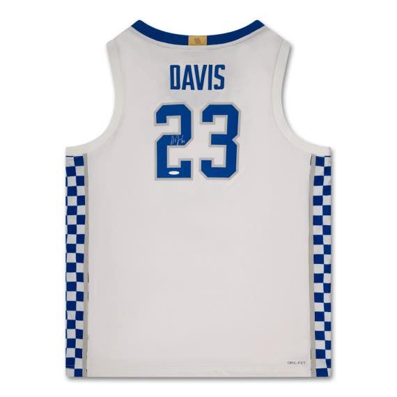 Anthony Davis Autographed Kentucky Nike White Jersey