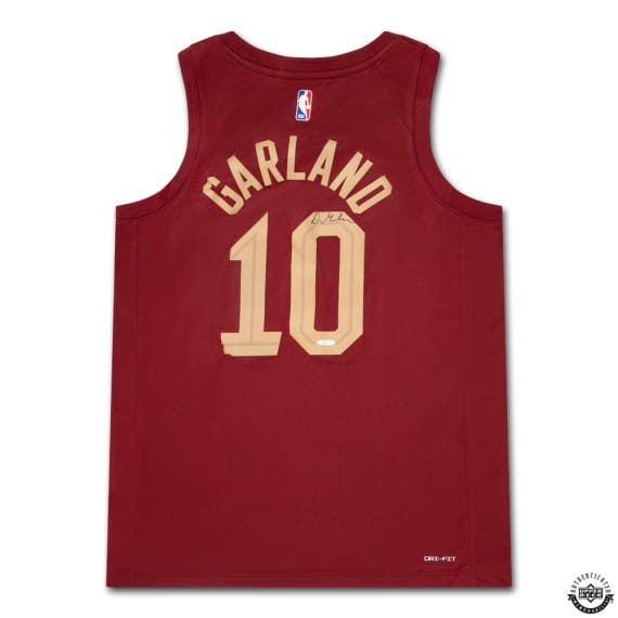 Darius Garland Autographed Cleveland Cavaliers Icon Edition Wine