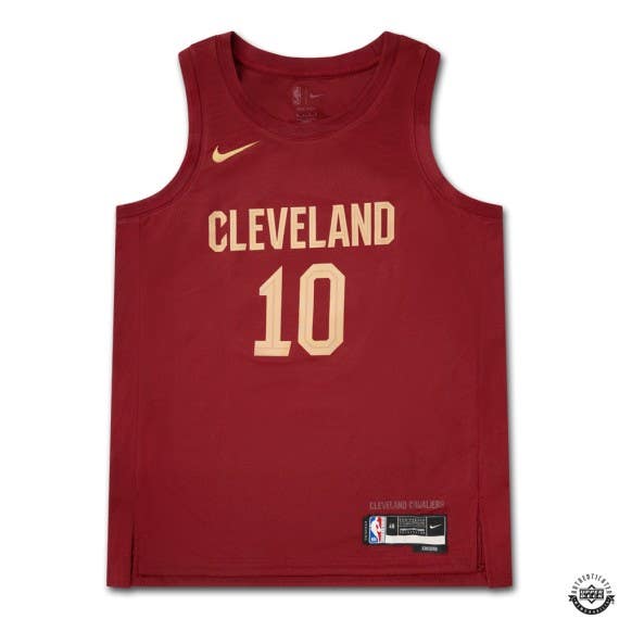 Darius Garland Autographed Cleveland Cavaliers Icon Edition Wine