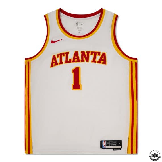 Jalen Johnson Autographed 2022 23 Atlanta Hawks Nike Swingman