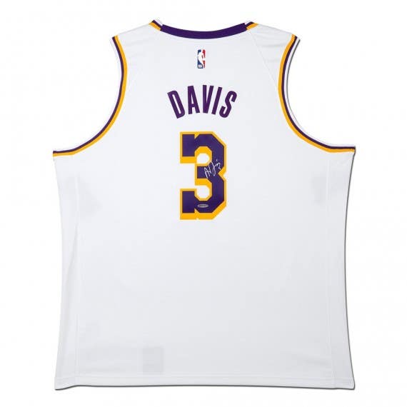 Anthony Davis White Lakers Jersey — SportsWRLDD