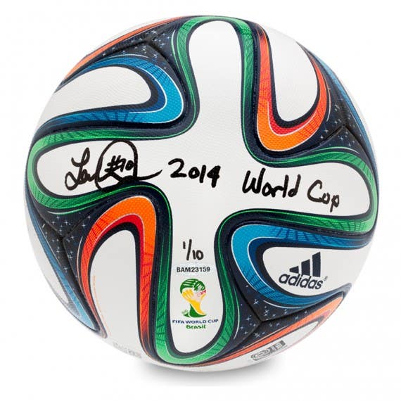 Anthology Ritual distillation Landon Donovan Autographed & Inscribed Adidas Brazuca 2014 FIFA World Cup  Match Ball