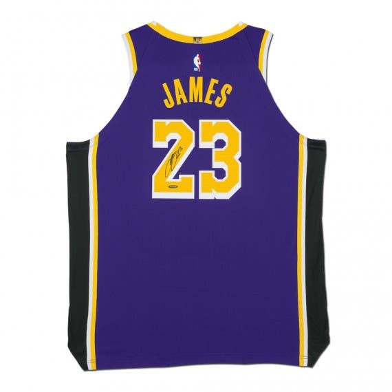 purple lebron lakers jersey