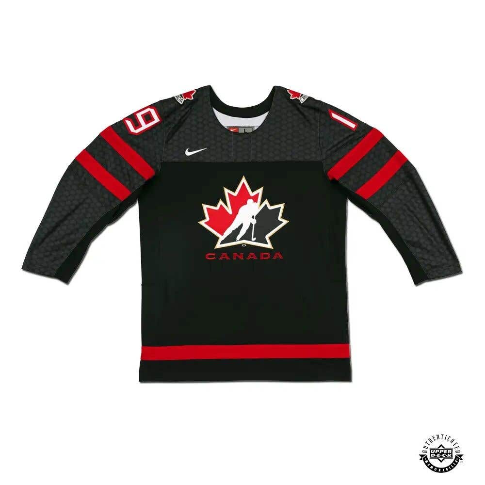 Quinton Byfield Autographed Team Canada Black Nike Jersey