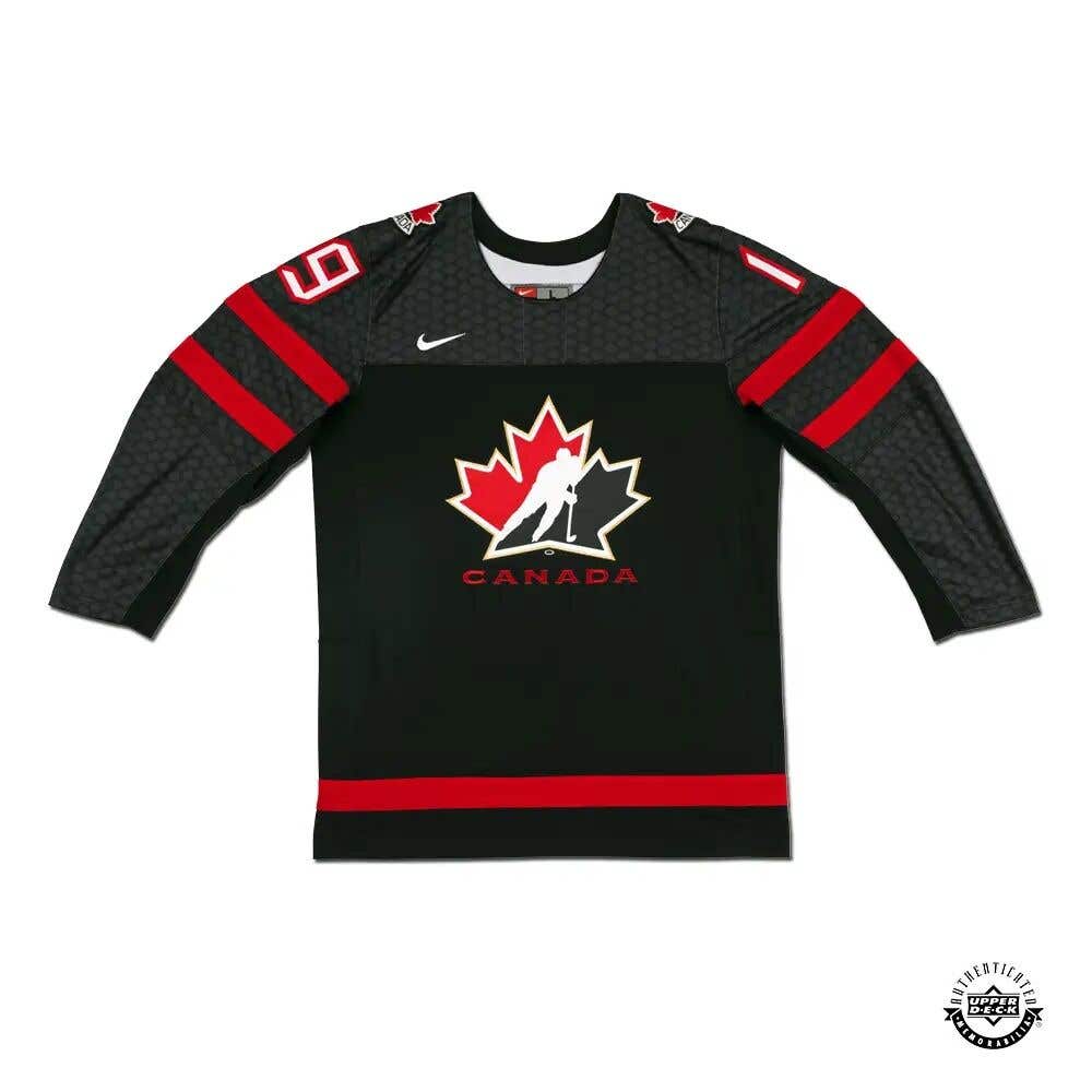 Quinton Byfield Autographed Inscribed Team Canada Black Nike Jersey