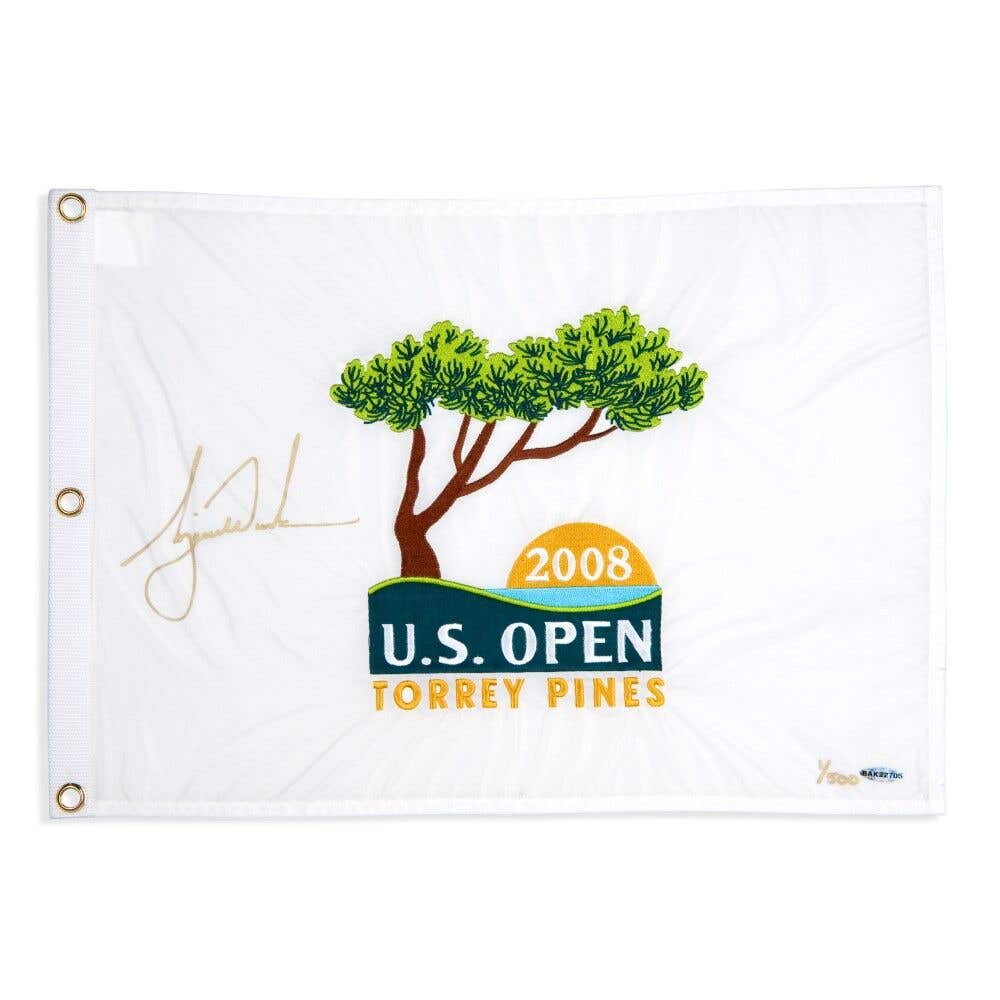 2008 US OPEN TORREY PINES GOLF Red Pin Flag PGA TOUR COURSE