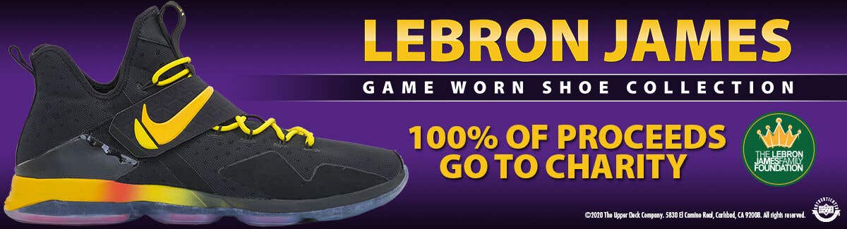 LeBron James Game Worn Show Collection | 100% of Proceeds go to Charity