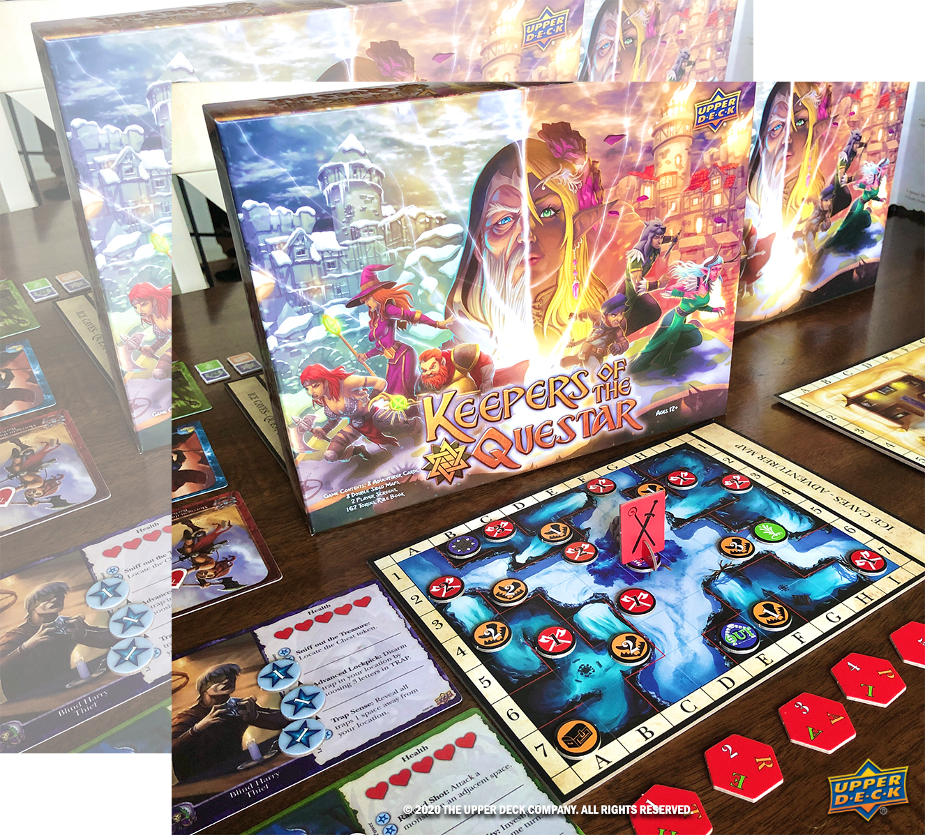 Keepers of the Questar Board Set Up